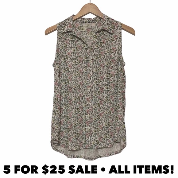 LOFT Tops - Loft Floral Blouse